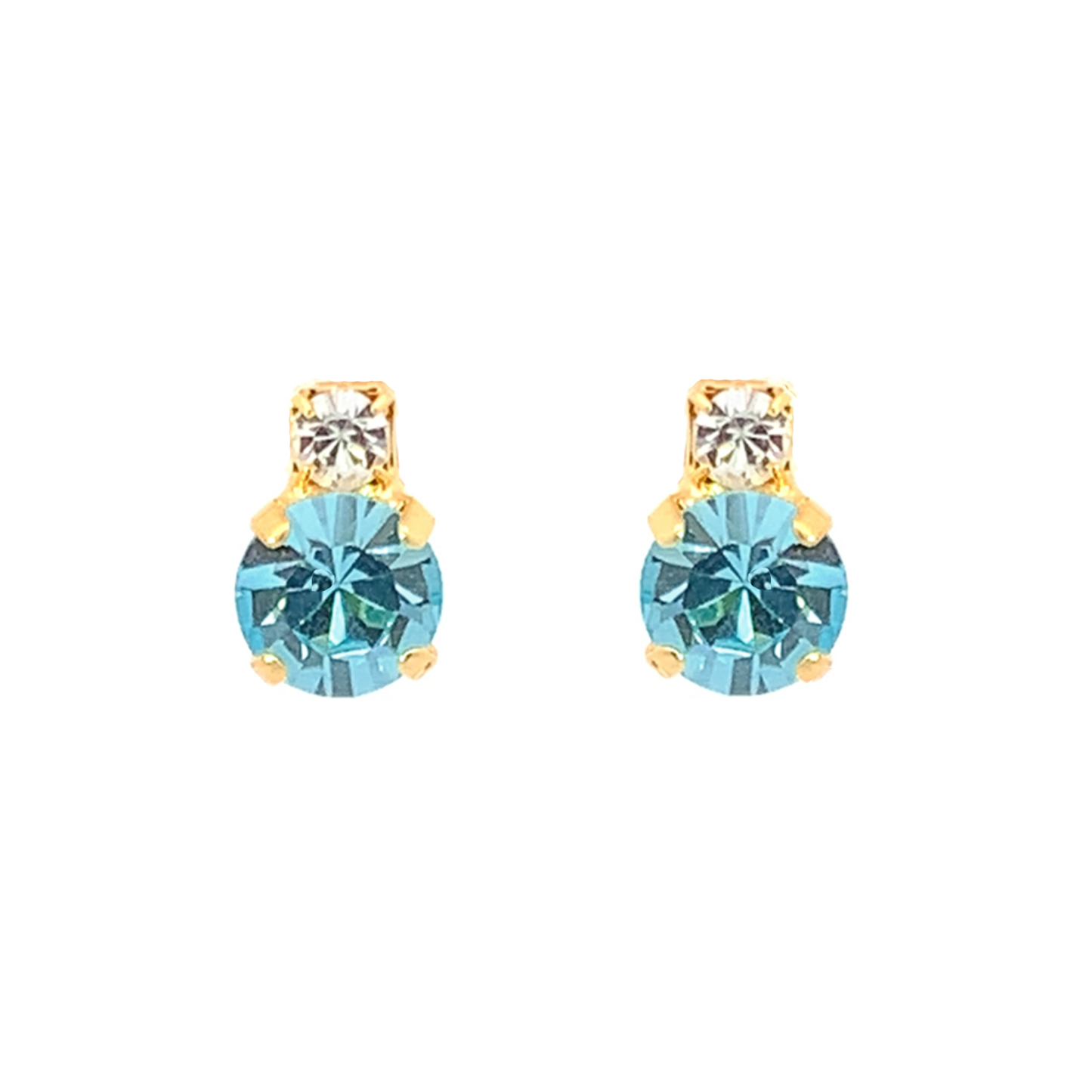 Aquamarine Stud Earrings