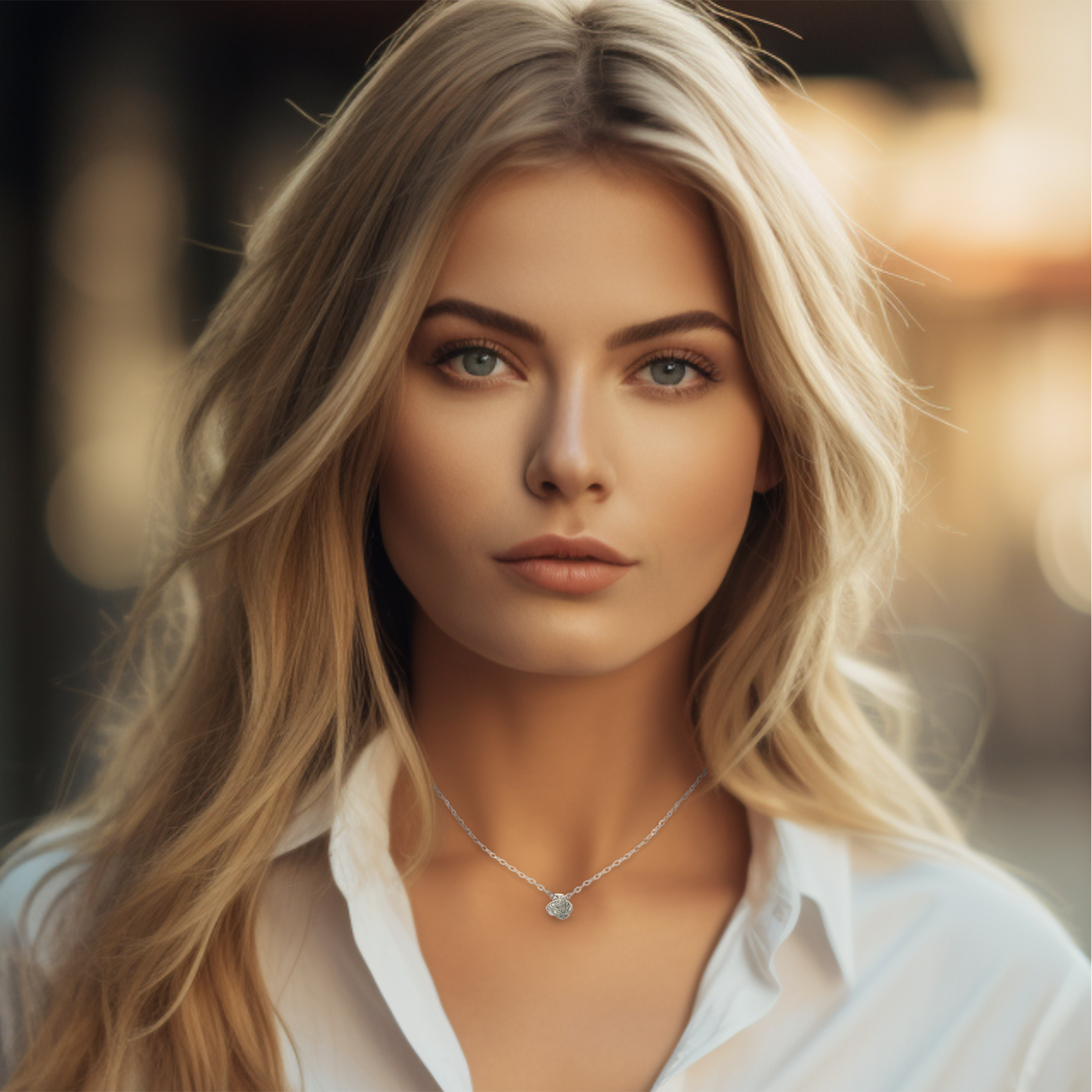 Trinity knot necklace silver
