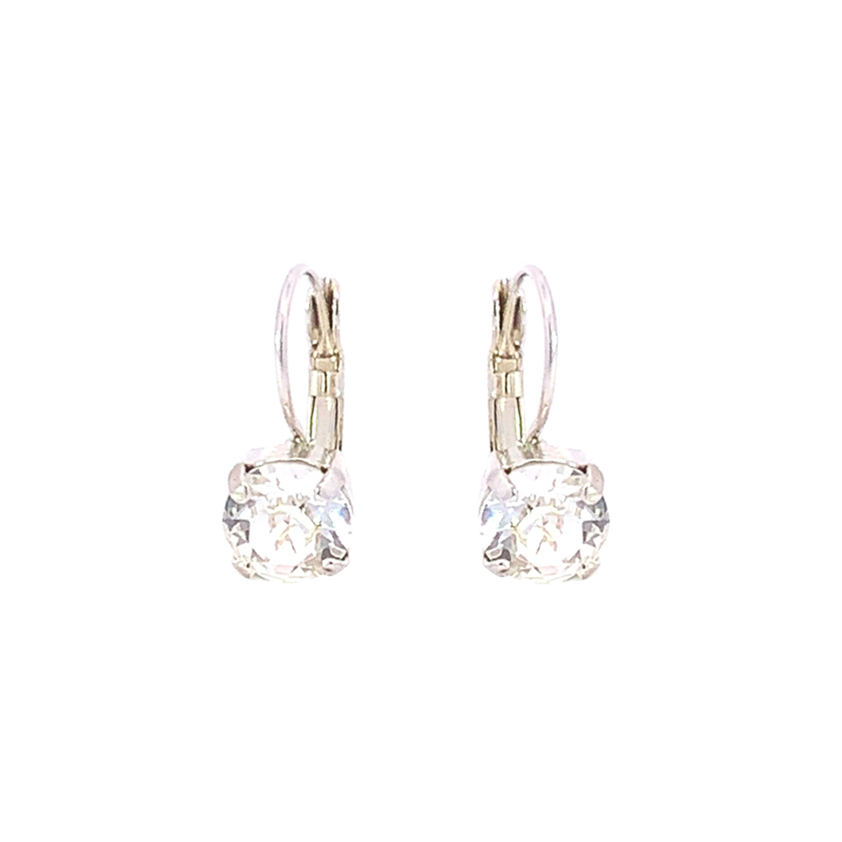 Diamond Crystal Drop Earrings