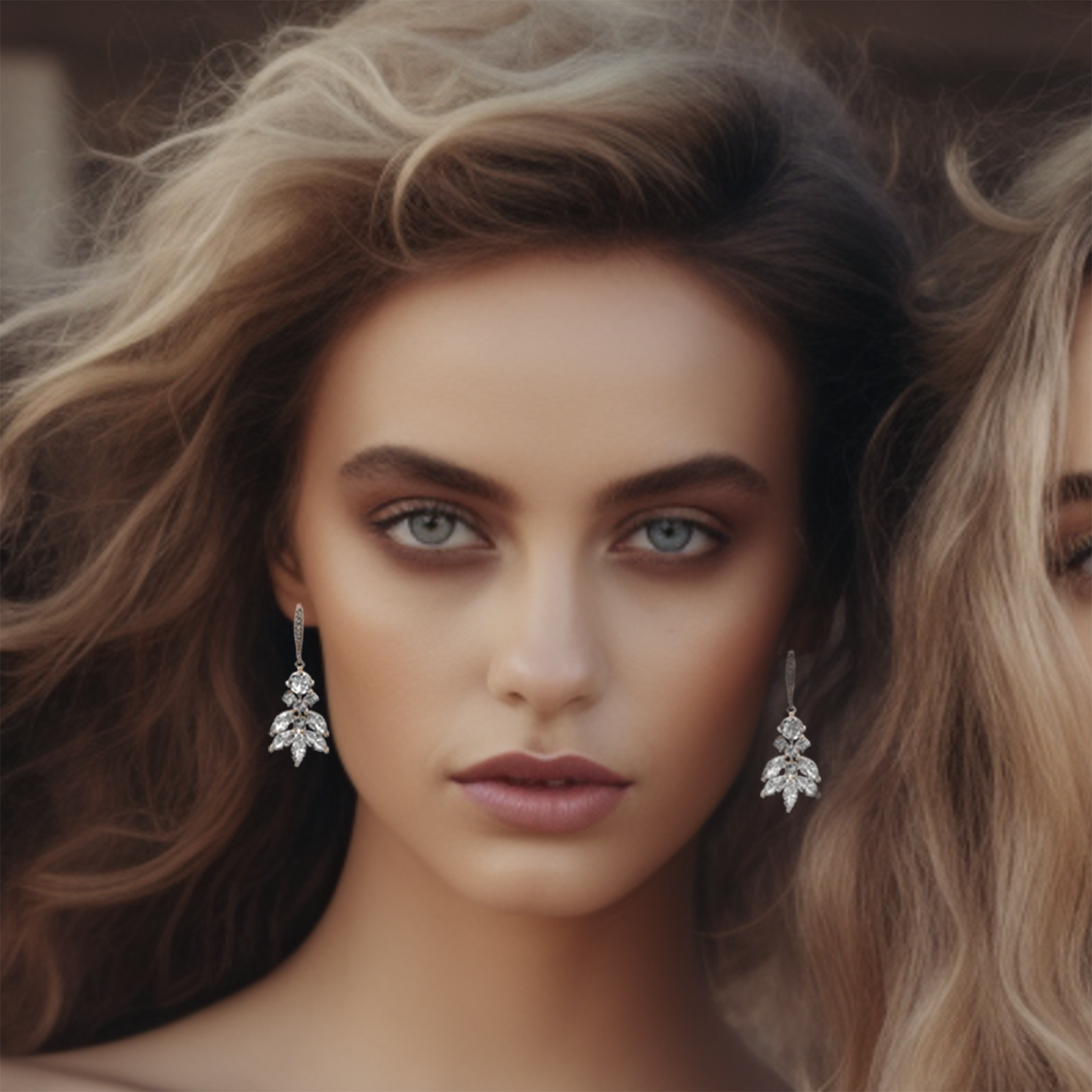 Theodora Statement Bridal Earrings