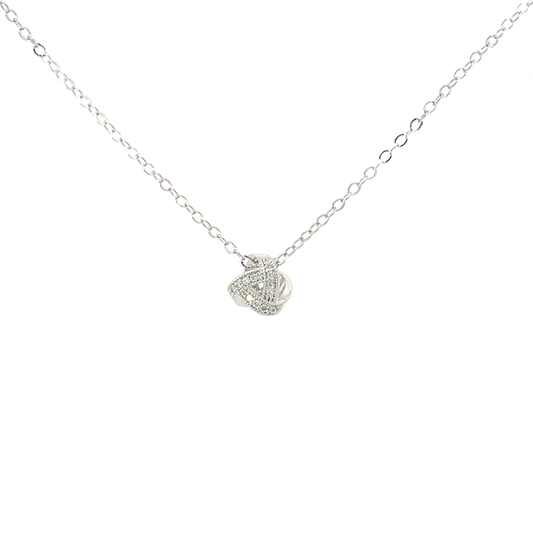 Trinity knot necklace silver