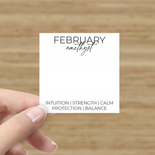 February Presentation Card