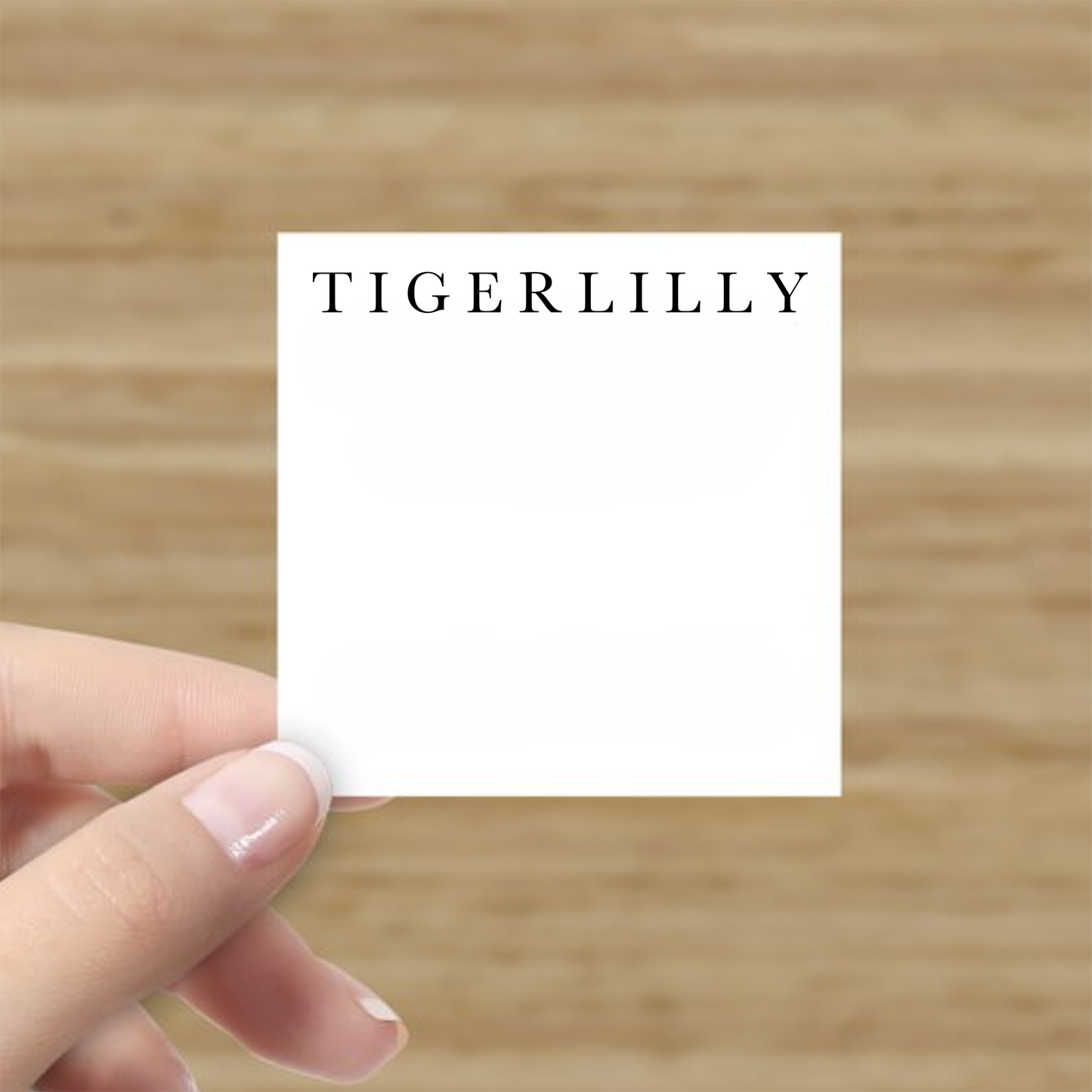 Tigerlilly Jewelry branded earring display card